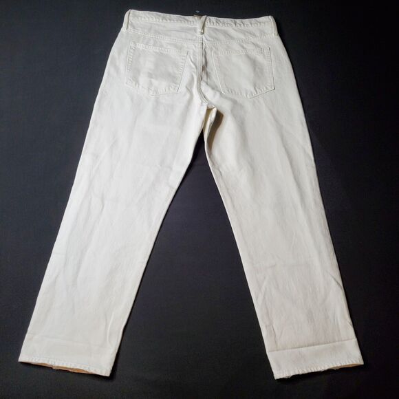 J. Crew Women's Size 31 NWT Slouchy Boyfriend Jean Distressed White - Picture 3 of 9